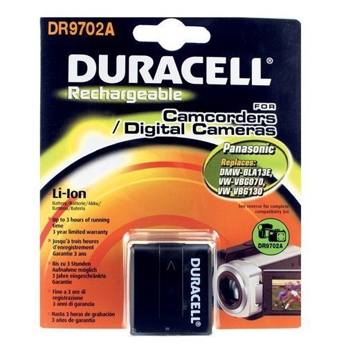 Duracell VW-VBG130 DR9702A Panasonic Batarya