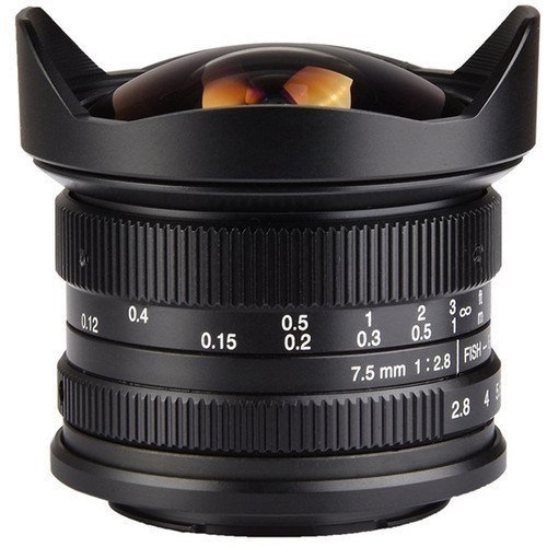 7artisans 7.5mm F2.8 APS-C Fisheye Fixed Lens (Canon EOS-M Mount)