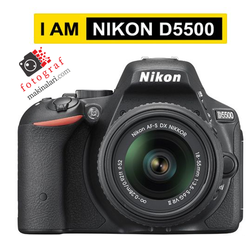 Nikon D5500 18-55mm VR II DSLR Fotoğraf Makinesi