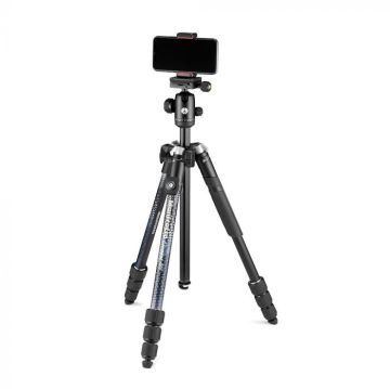 Manfrotto MKELMII4BMB-BH Black Alüminyum Traveller Tripod ve Mobil Kontrol