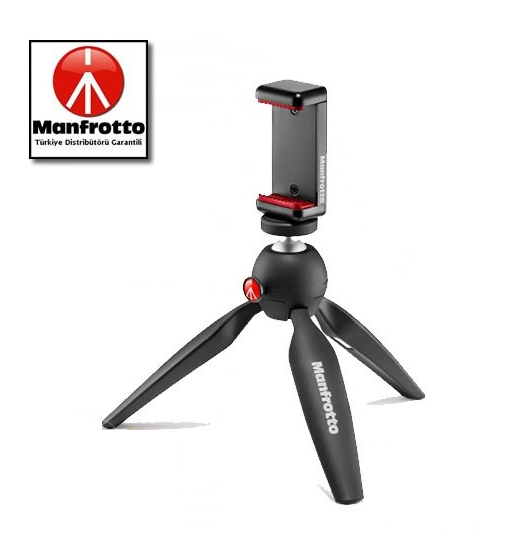 Manfrotto MKPİXİCLAMP-BK Mini Trıpod Bk W/Phone Cl