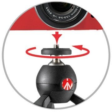 Manfrotto MTPIXI-B Mini Siyah Masa Tripod