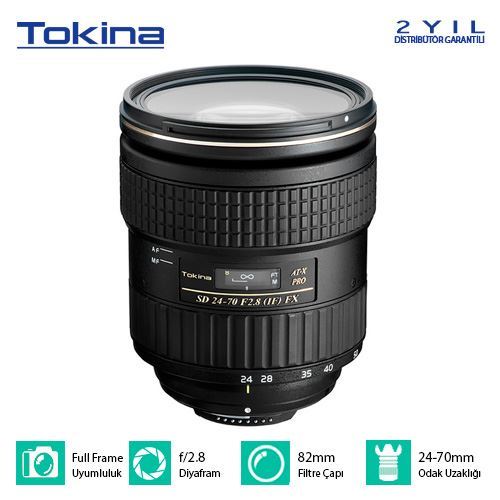 Tokina AT-X 24-70mm f/2.8 PRO FX Lens