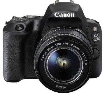 Canon EOS 200D 18-55mmDC Siyah DSLR Fotoğraf Makinesi