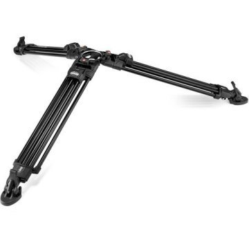 Manfrotto MVK608TWINFA 608 Nitrotech Fluid Head with 645 Fast Twin Aluminum Tripod System and Bag