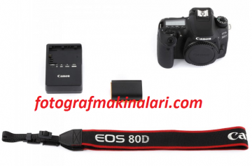 Canon EOS 80D 18-55mm IS STM Lens DSLR Fotoğraf Makinesi