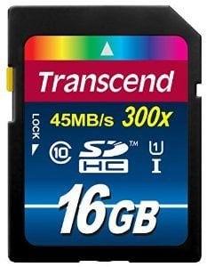Transcend 16 GB 300X 45MBS Hafıza Kartı