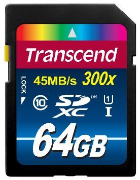 Transcend 64 GB 300X 45MBS Hafıza Kartı