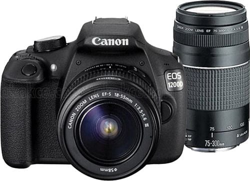 Canon EOS 1200D 18-55 DC & 75-300 f/4-5.6 III USM DSLR Fotoğraf Makinesi
