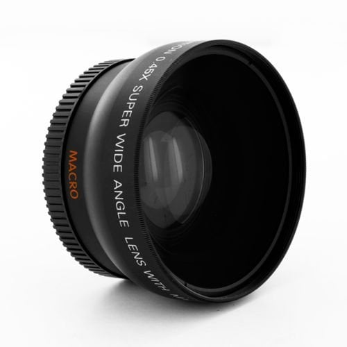 52mm 0,45x Geniş Açı Lens