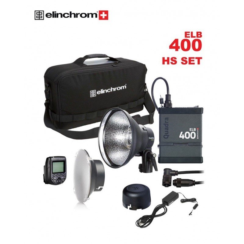 Elinchrom ELB 400 Hi-Sync Nikon Full Set