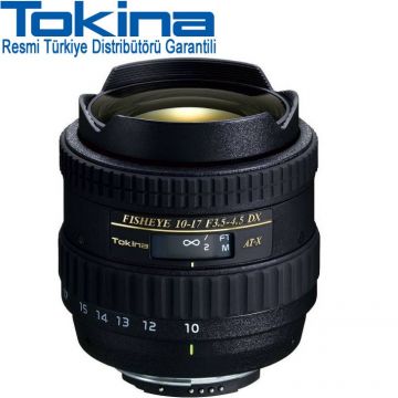 Tokina 10-17mm f/3.5-4.5 AT-X DX Fisheye Nikon Uyumlu Lens