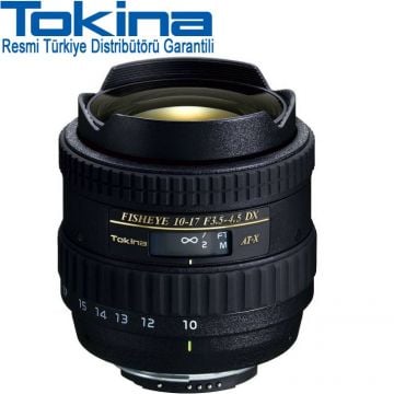 Tokina 10-17mm f/3.5-4.5 AT-X DX Fisheye Canon Uyumlu Lens