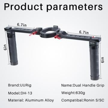 UURig DH13 DJI Ronin S SC Dual Handle Grip