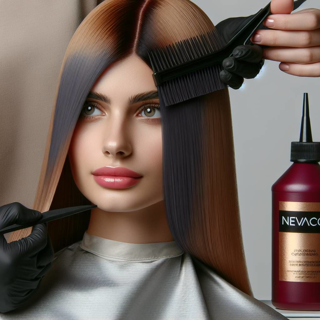 Nevacolor Saç Boyası İle Düz Bırakılmış Saçlara Hacim Kazandırma