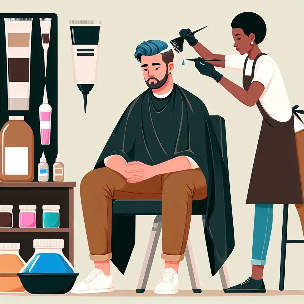 Evde Erkek Saç Boyama Nasıl Yapılır?