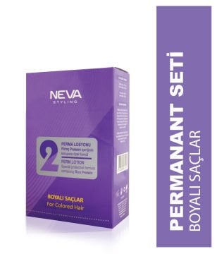 Neva Styling Permanant Losyonu Kit (Boyalı Saçlar İçin) 100ml