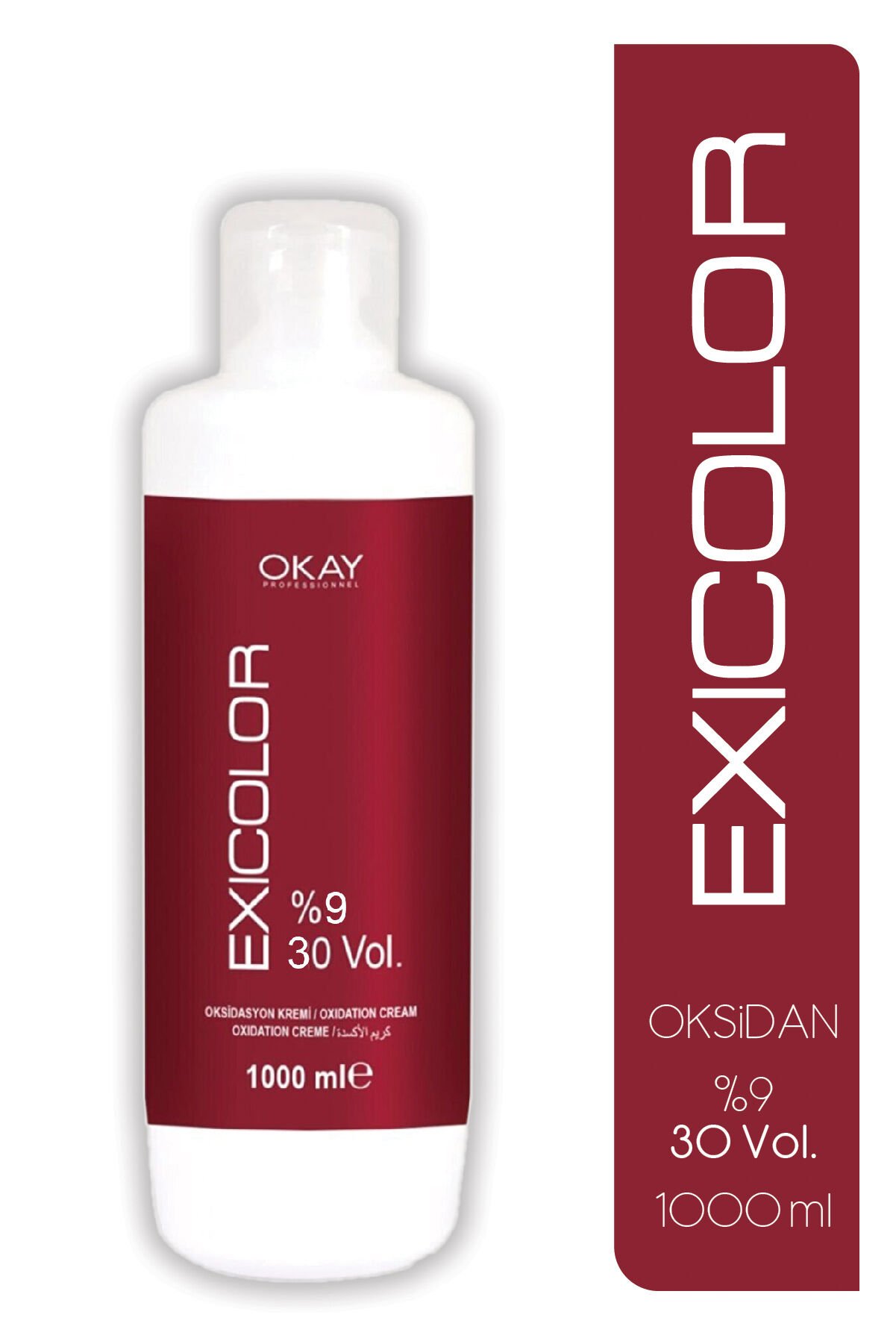 Exicolor Oksidasyon Kremi 1000 ml - 30 Volüm %9