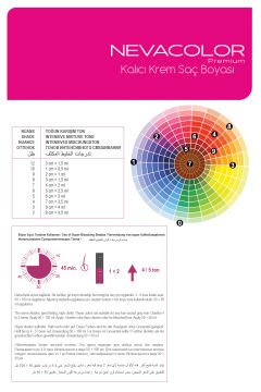 Nevacolor Premium 1. Siyah - Kalıcı Krem Saç Boyası 50 g Tüp