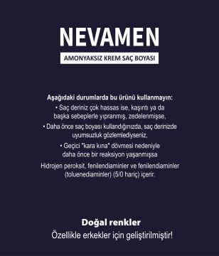 Neva Men 1/0 Natural Black - Siyah