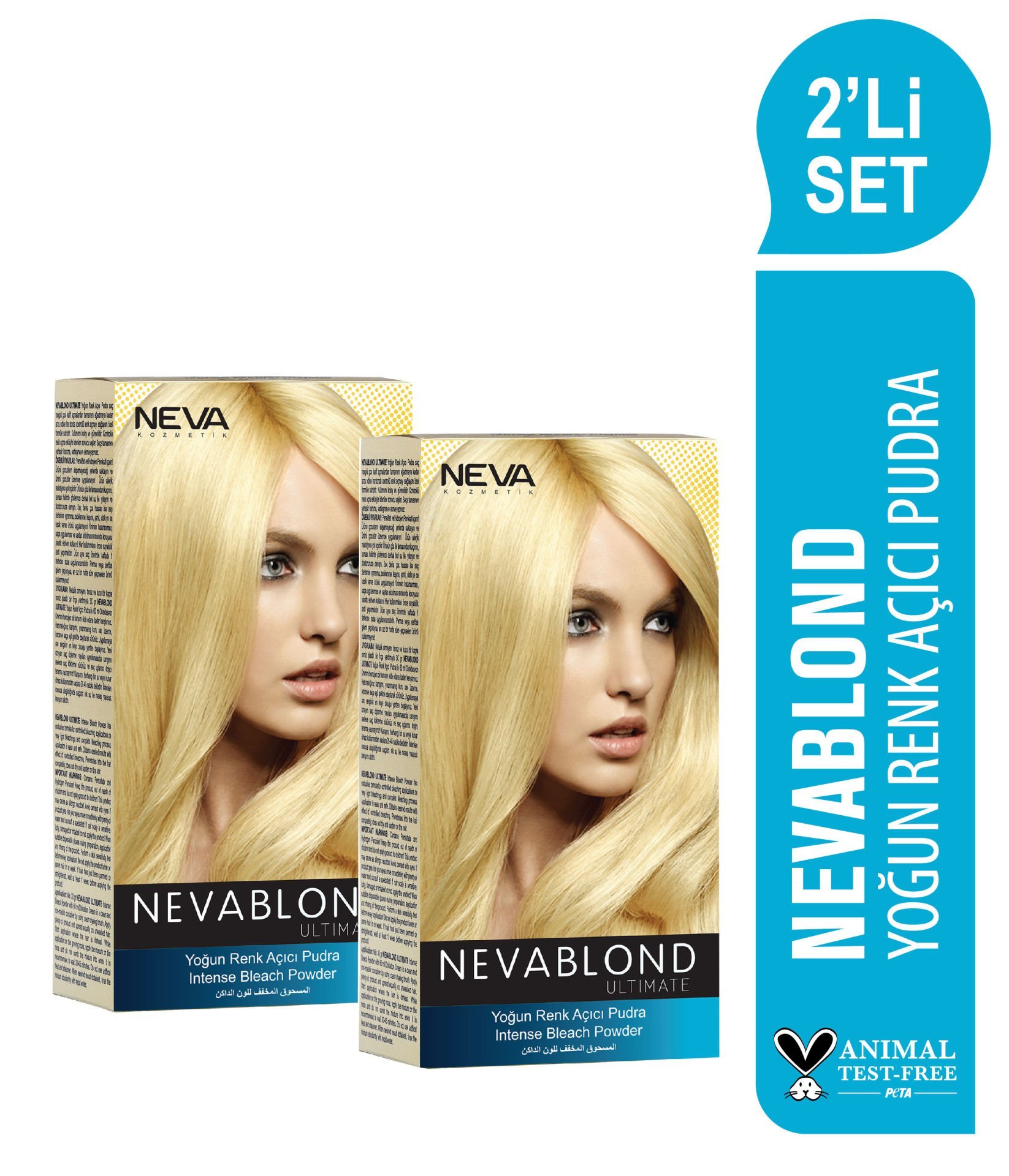 NEVABLOND ULTIMATE 2'Lİ SET Yoğun Renk Açıcı Pudra SET