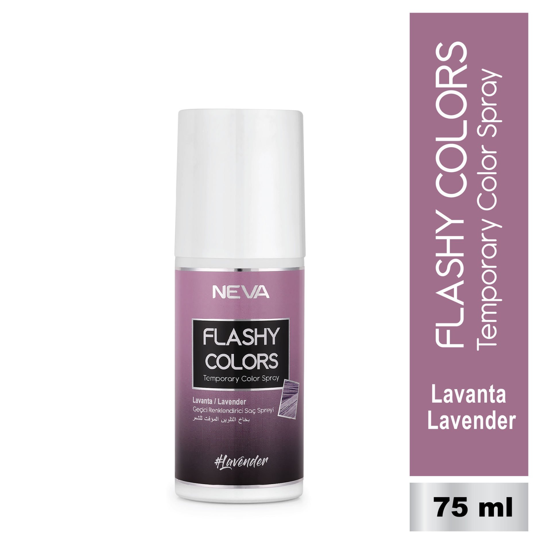 Flashy Colors Geçici Renk Saç Spreyi - Lavanta 75 ml