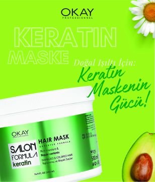 Salon Formula Saç Maskesi Keratin 500 ML