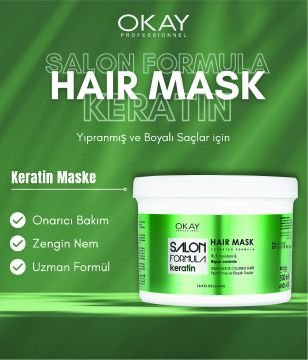 Salon Formula Saç Maskesi Keratin 500 ML
