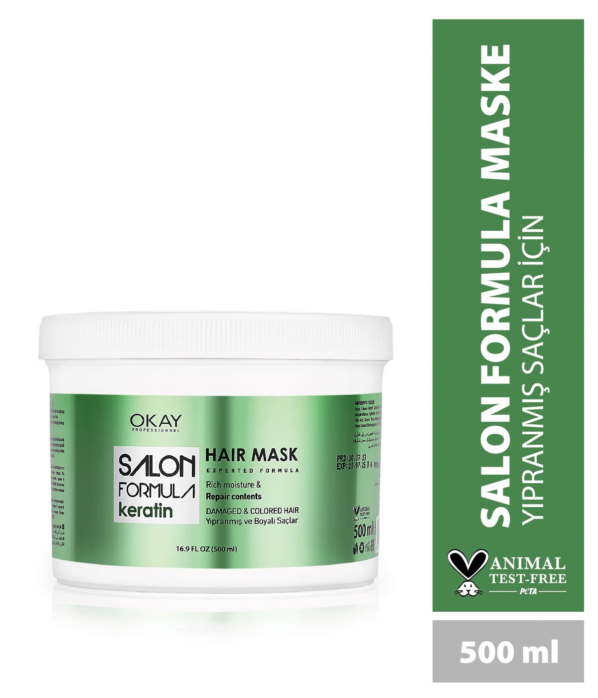 Salon Formula Saç Maskesi Keratin 500 ML