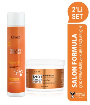 Salon Formula Argan Oil Şampuan + Saç Maskesi 2' lı set