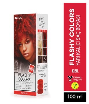 Flashy Colors Yarı Kalıcı Saç Boyası - Kızıl 100 ml