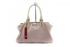 LOUIS VUITTON Pink Mini Lin Trapeze GM Bag Tote