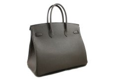 HERMES Epsom Etain Birkin 35cm