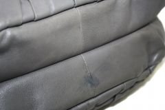 CHRISTIAN DIOR Grey Lambskin Leather Limited Shoulder Bag