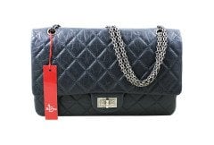 CHANEL Dark Grey 227 Reissue 2.55 Quilted Flap Bag