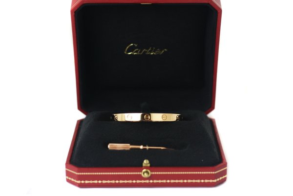 CARTIER 18k Rose Gold Love Bracelet