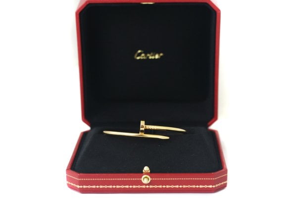 CARTIER 18k Rose Gold Juste Un Clou Bracelet-Bilezik