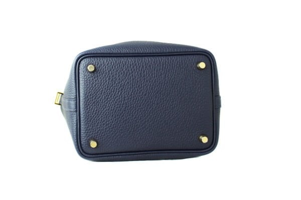 HERMES Picotin Lock 18 Taurillon Clemence Bleu Nuit