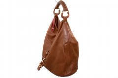 BURBERRY Leather Large Hobo