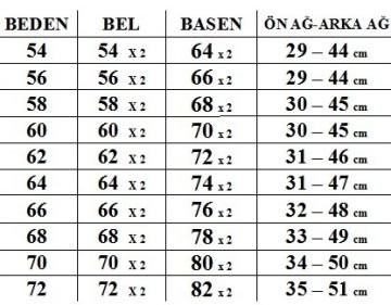 Büyük Beden Erkek  Pantolon PN55