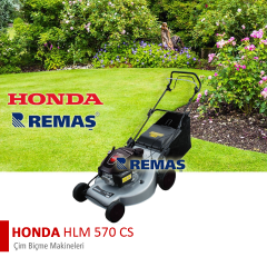 Honda HLM 570 CS Benzinli Çim Biçme Makinası (6 HP - 170 cc - 57 cm Bıçak - Kendi Yürür)