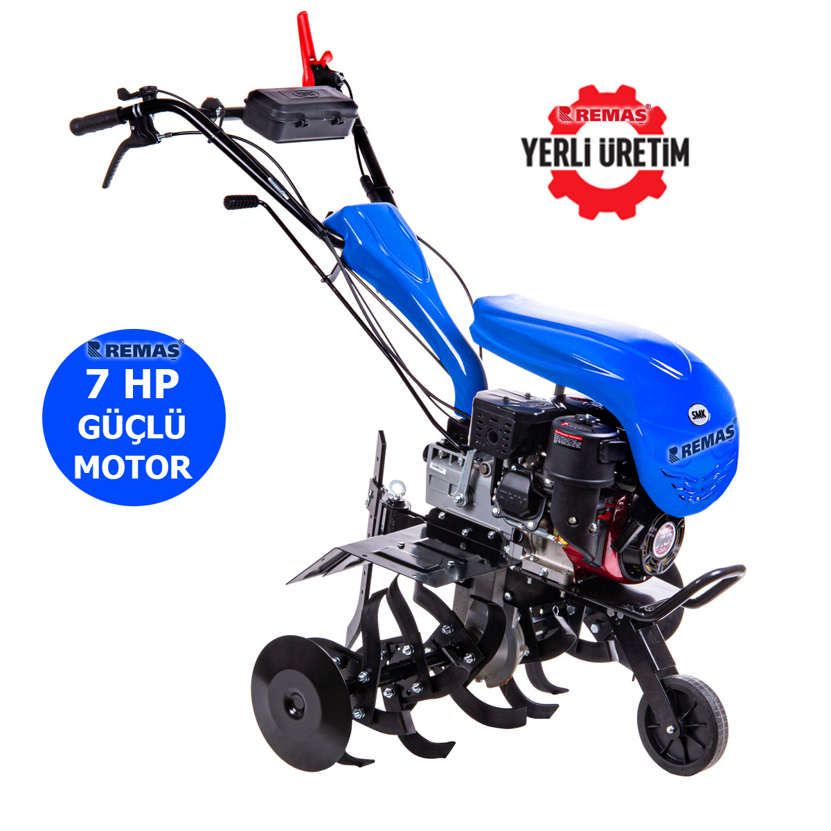 SMK SM350 İpli 7 HP Şanzımanlı Benzinli Çapa Makinesi