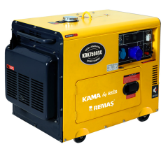 Kama KDK 7500 SC Marşlı 7 kVA Kabinli Dizel Jeneratör