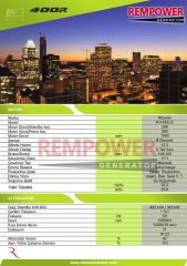 REMPOWER RDG 400 KVA OTOMATİK KABİNLİ DİZEL JENERATÖR