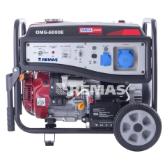 Omega OMG 6000 E Otomatik 6 kVA Monofaze Benzinli Jeneratör