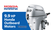 Honda BF 9.9 DK2 SH1 Deniz Motoru 9.9 HP Kısa - İpli - Manuel