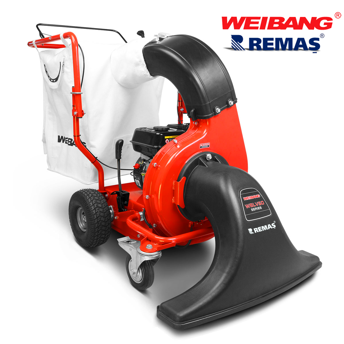 Weibang WBLV 506 C Arabalı Benzinli Yaprak Toplama Makinesi