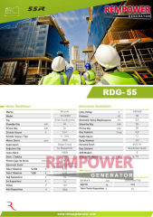 REMPOWER RDG 55 KVA OTOMATİK KABİNLİ DİZEL JENERATÖR