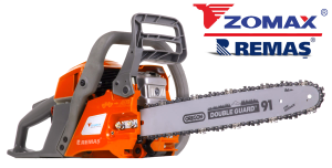 Zomax ZMC4281 EUR5 Benzinli Motorlu Testere Ağaç Odun Kesme Makinası