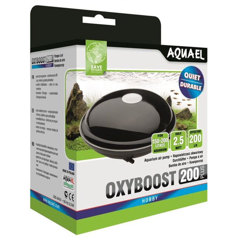 Aquael 113120 Oxyboost AP 200 Plus